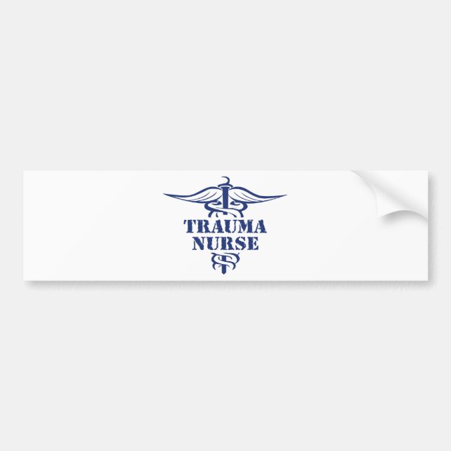 traumasjuksköterska bildekal (Framsidan)