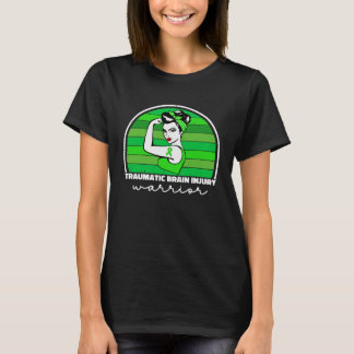 Traumatic Brain Injury Warrior For Women TBI Aware T Shirt