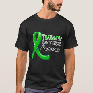 Traumatisk hjärnskada medvetenhet band tee shirt