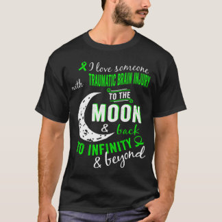 Traumatisk hjärnskada på Måne tillbaka till oändli T Shirt