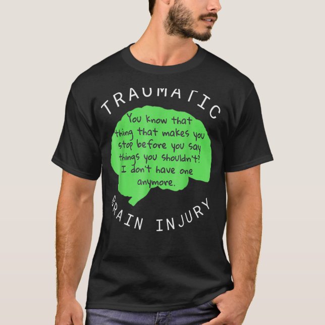 Traumatisk hjärnskada t shirt (Framsida)