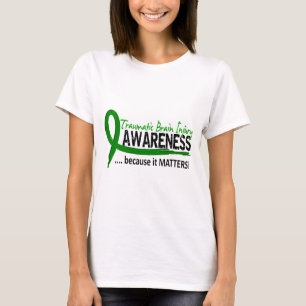 Traumatisk hjärnskada TBI för medvetenhet 2 T-shirt