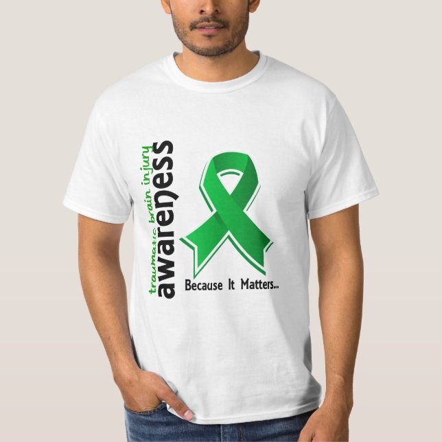 Traumatisk hjärnskada TBI för medvetenhet 5 T Shirt (Framsida)