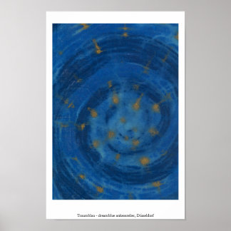 Traumblau - drömamblue poster