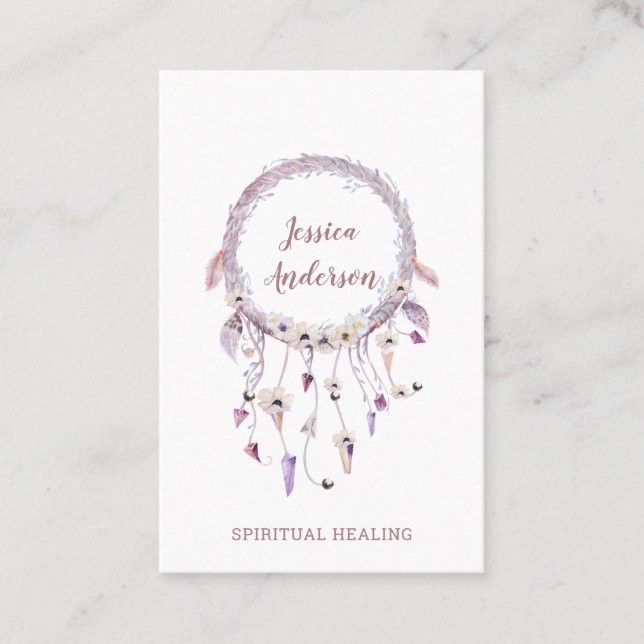 Traumfänger Visitkort (Framsida)