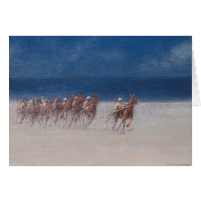 Trava tävlingar Brittany 2012 Hälsningskort (Framsidan Horizontal)