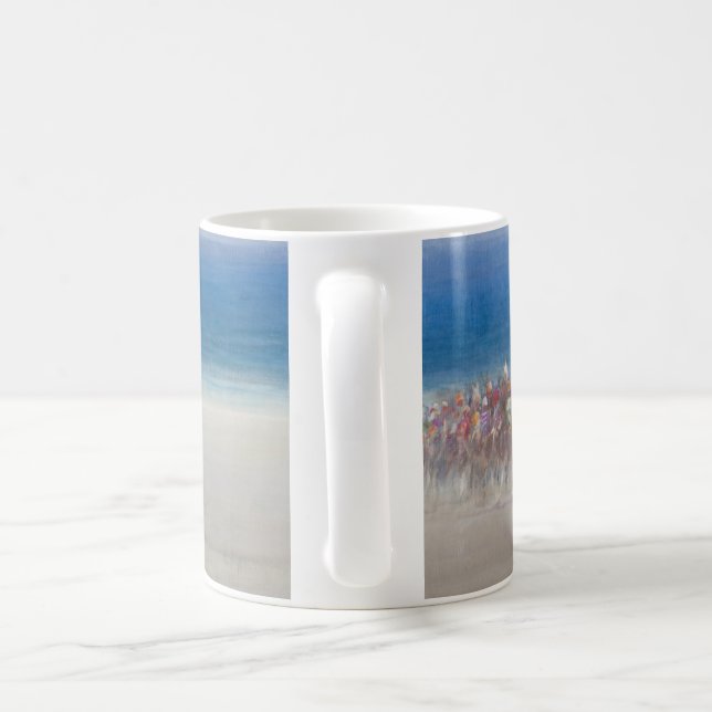 Trava tävlingar Lancieux Brittany 2014 Kaffemugg (Handtag)