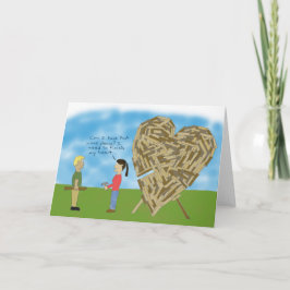 TräValentine - Blank Inside (Anpassa) Helgkort