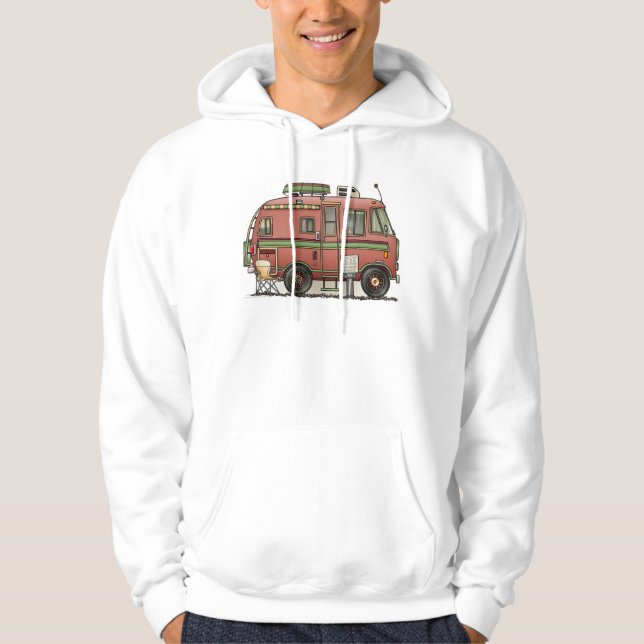 Travco motorisk hem- campare RV Hoodie (Framsida)