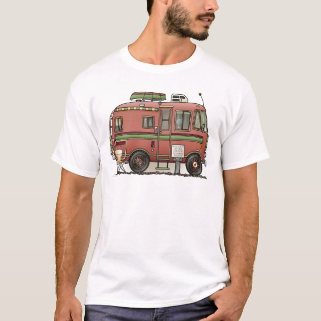 Travco RV motorisk hem- dräkt Tee Shirt (Framsida)