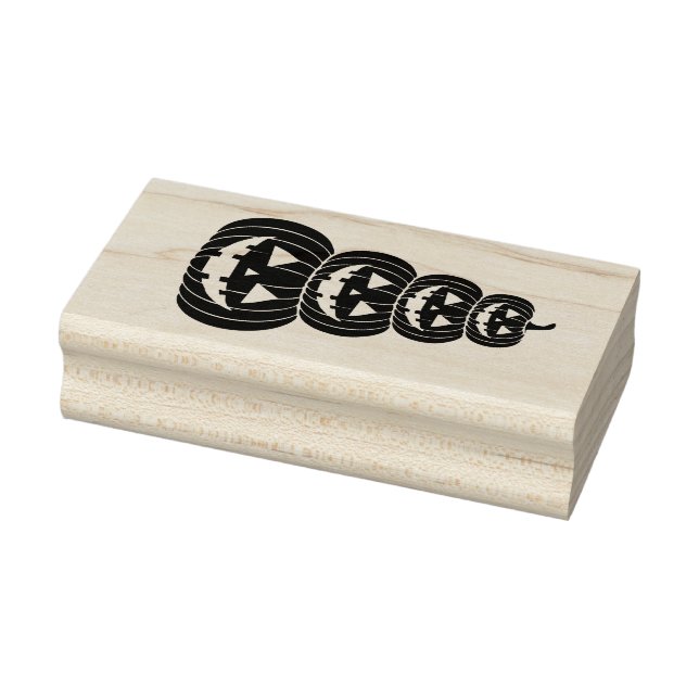 Trave med Jack-o'-lanternor Stämpel (Stämpel)