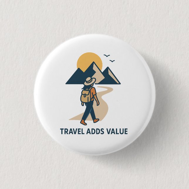 Travel adds value knapp (Framsida)