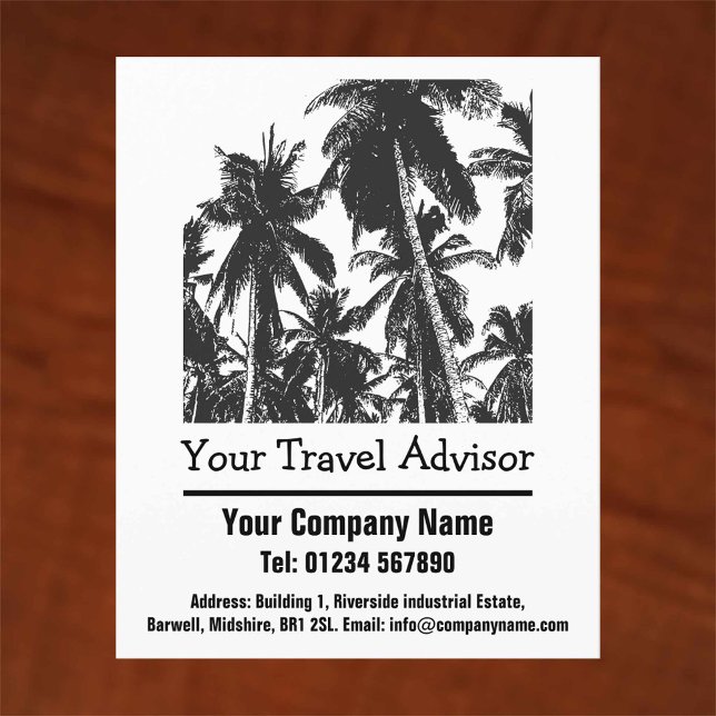 Travel Advisor-design Flygblad (Skapare uppladdad)