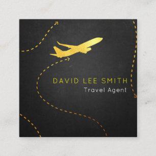 Travel Agent Fyrkantigt Visitkort