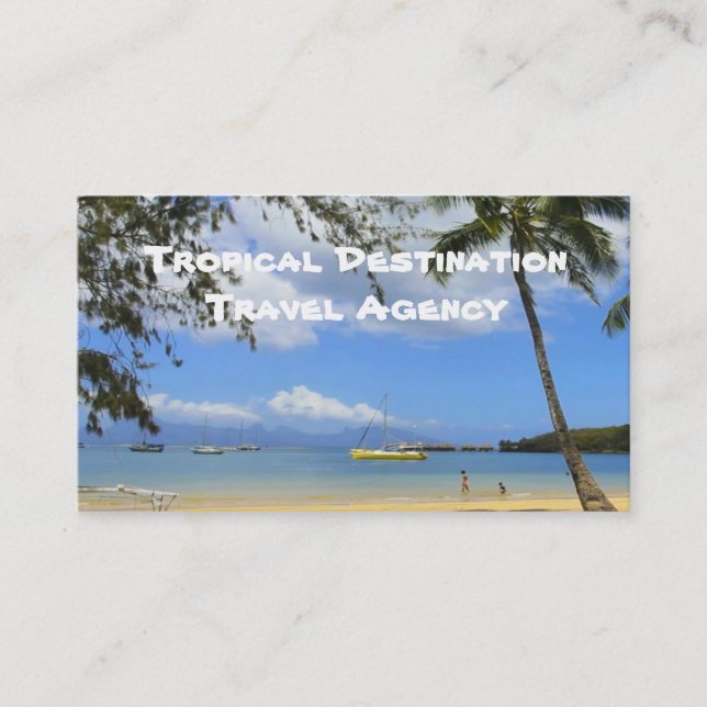 Travel Agent Visitkort (Framsida)