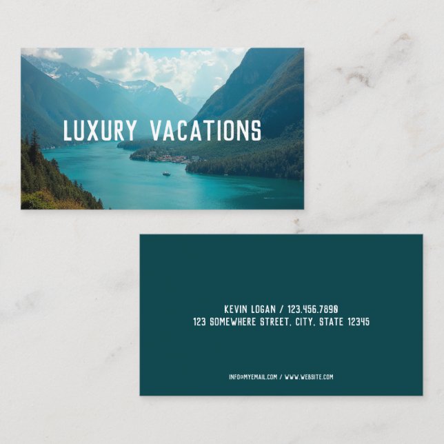 Travel Agent Visitkort (Fram/baksida)