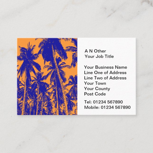 Travel Agent Visitkort (Framsida)