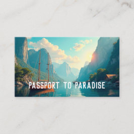 Travel Agent Visitkort