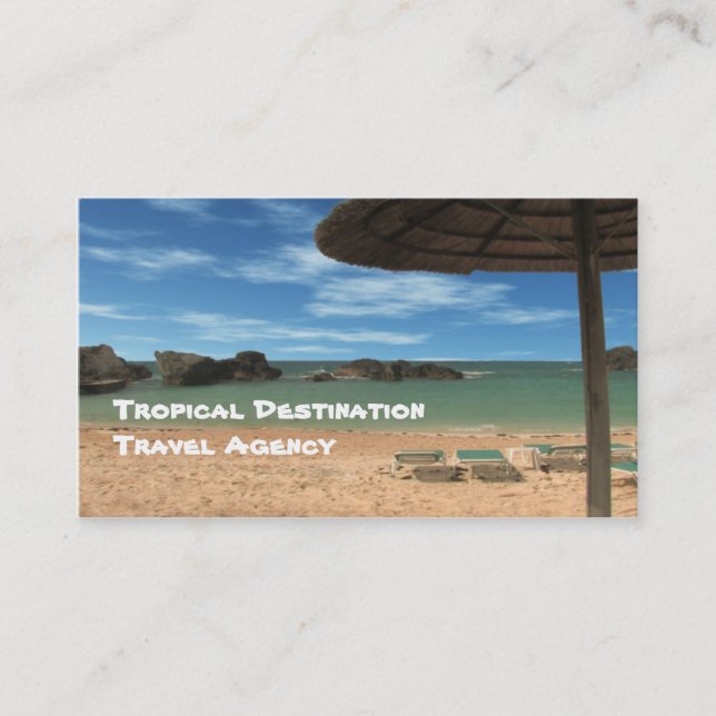 Travel Agent Visitkort (Framsida)