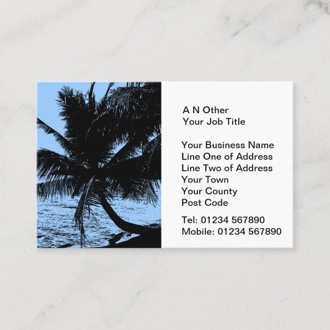 Travel Agent Visitkort (Framsida)