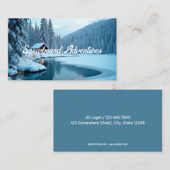 Travel Agent Visitkort (Fram/baksida)