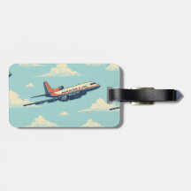 Travel Airplane Luggage Tag
