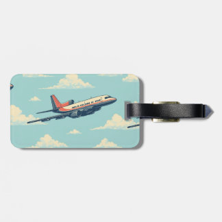 Travel Airplane Luggage Tag Bagagebricka