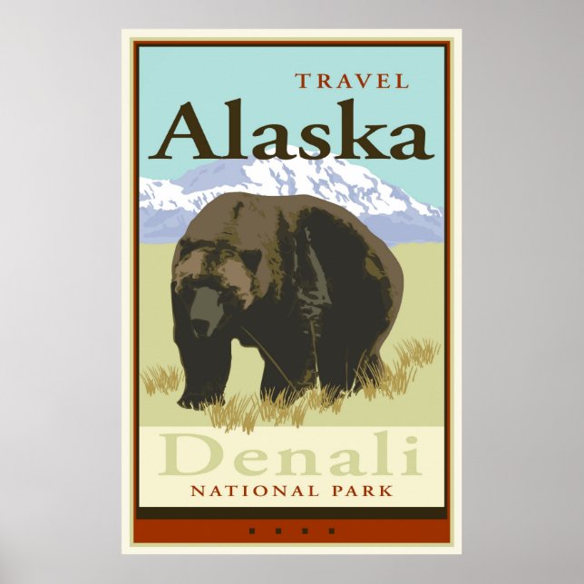 Travel Alaska Poster (Framsidan)