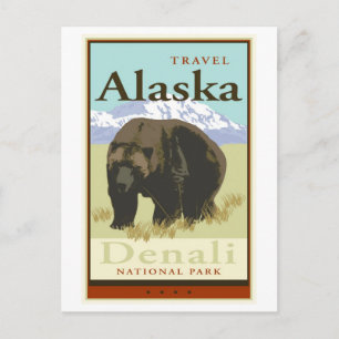 Travel Alaska Vykort