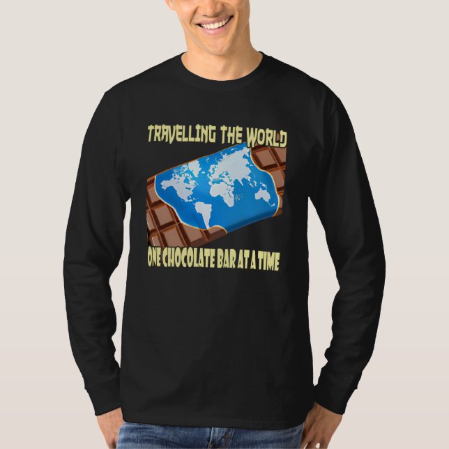 Travel and Chocolate T Shirt (Framsida)