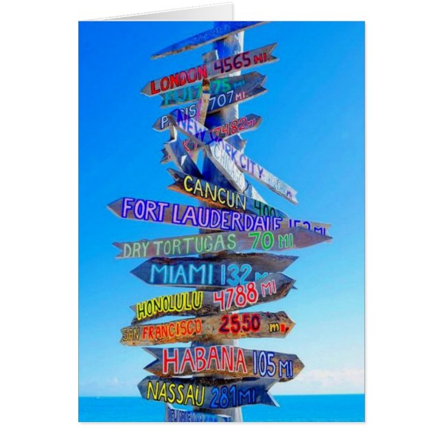 Travel är allt OBS kort (Framsidan)