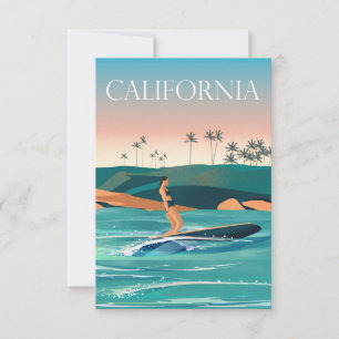 Travel Art California Travel Tack Kort