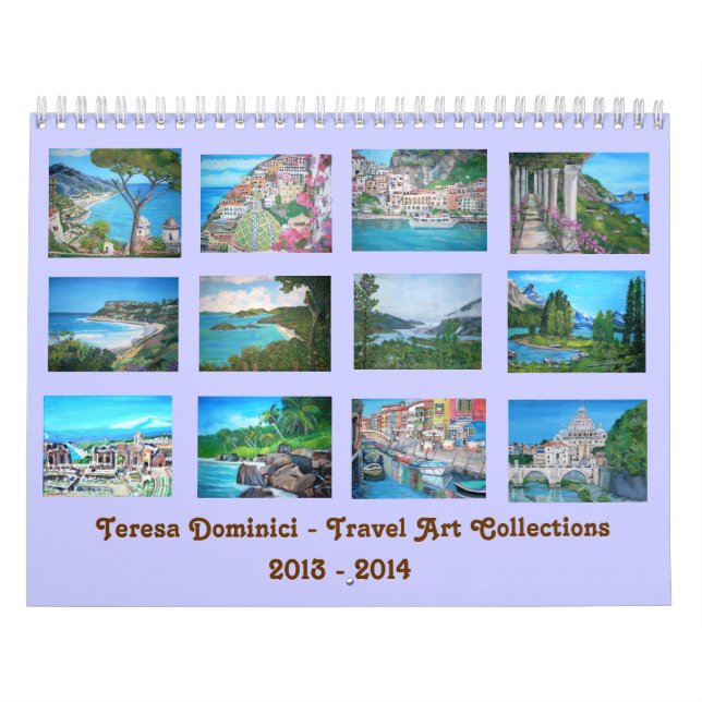 Travel Art Collections 2013-2014 Calendar Kalender (Omslag)