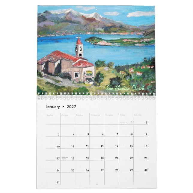 Travel Art Collections - Volume II - 2014 Calendar Kalender (Jan 2027)