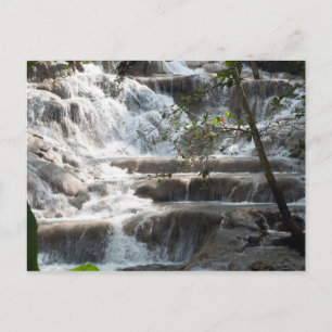 Travel Art Dunns River Falls Jamaica Vykort