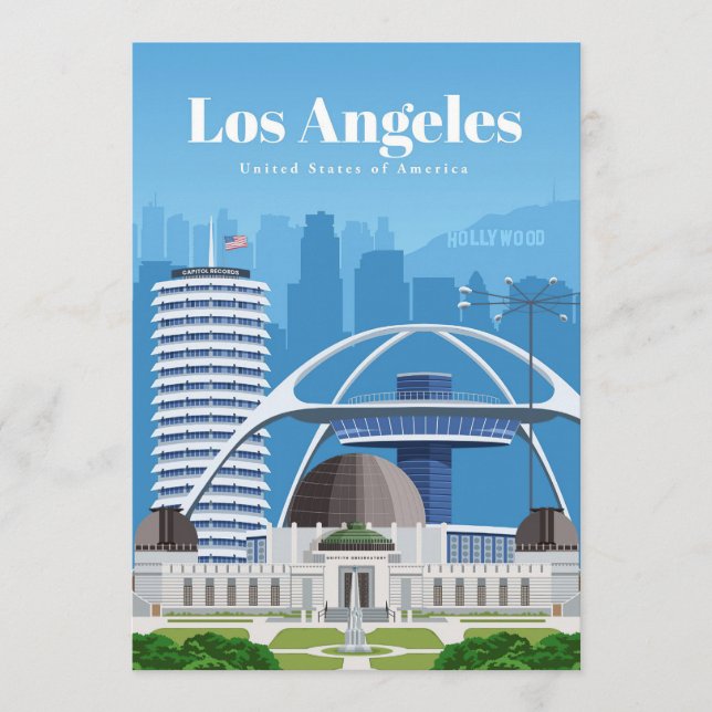 Travel Art Travel till Los Angeles Program (Framsida)