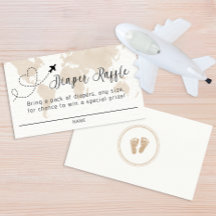 Travel Äventyr Baby Shower (Barnskor) - hårkort