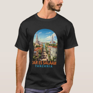 Travel Äventyr Resa prospektering av Dar es Salaam T Shirt
