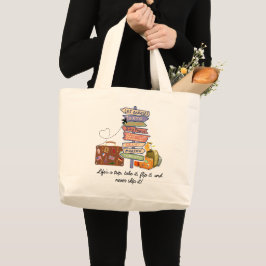 Travel Äventyr Tote Bag Jumbo Tygkasse
