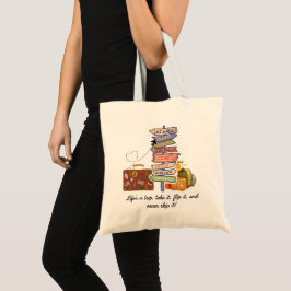 Travel Äventyr Tote Bag Tygkasse