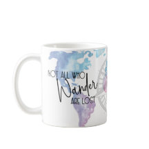 Travel Äventyr Wander, inte Borttappad Coffee Mugg