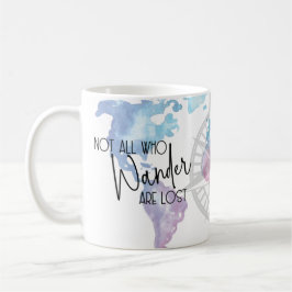 Travel Äventyr Wander, inte Borttappad Coffee Mugg