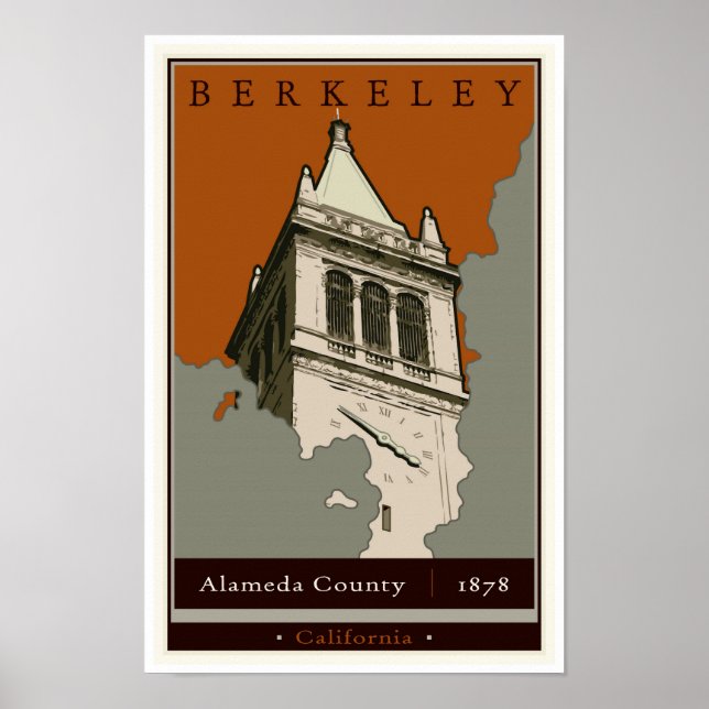 Travel Berkeley Poster (Framsidan)