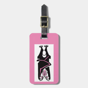 Travel - Black FLADDERMUS-Halloween - Goth-Wildlif Bagagebricka