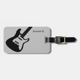 Travel Black sten guitar Music Bagagetagare Bagagebricka