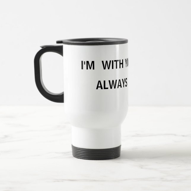 Travel/Commuter Mug : Traveling Buddies . Resemugg (Vänster)