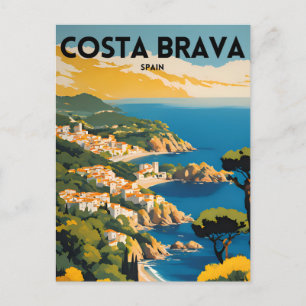Travel Costa Brava Spanien Vykort