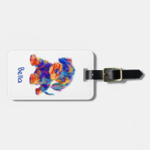 Travel Dog, coloured, cute, 