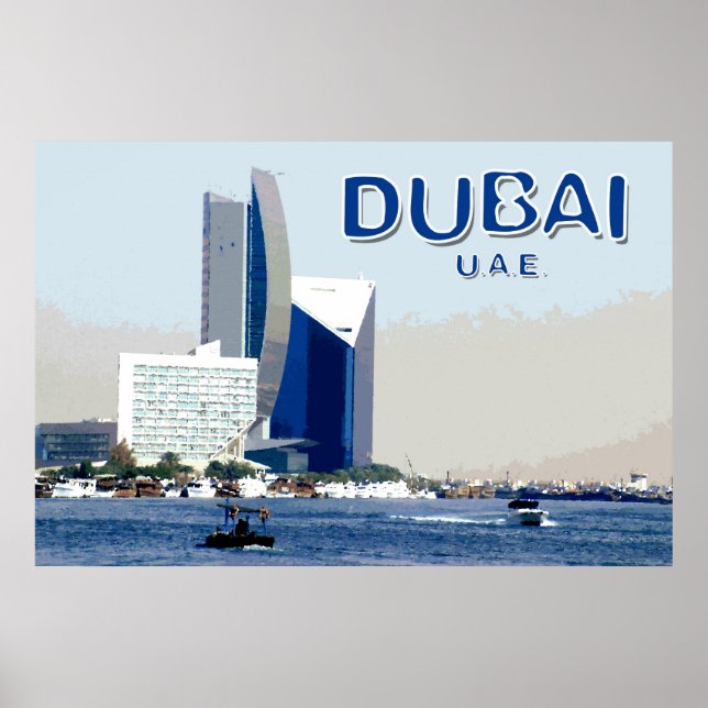 Travel Dubai Poster (Framsidan)