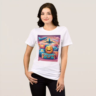 Travel Emojis Woman T-Shirt - Äventyr Awaits